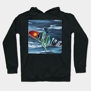 Lady surfer Hoodie